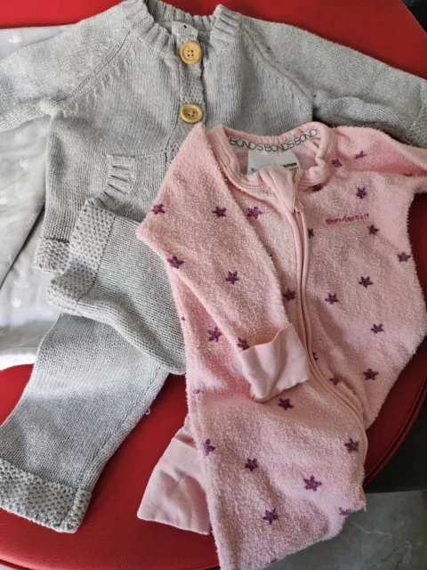 Baby  Girls Bundle Brand Bonds & Living Textiles 0 To 3 Months