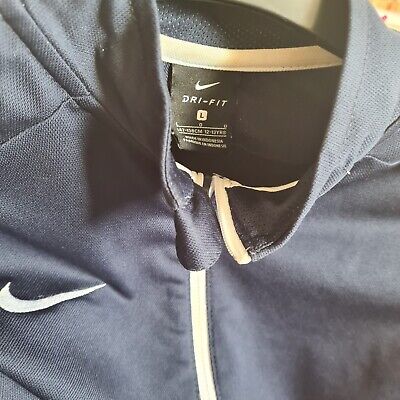 Nike Top Tuta Giacca Blu Navy Età 12-13yrs Bambini Bambine Unisex 3