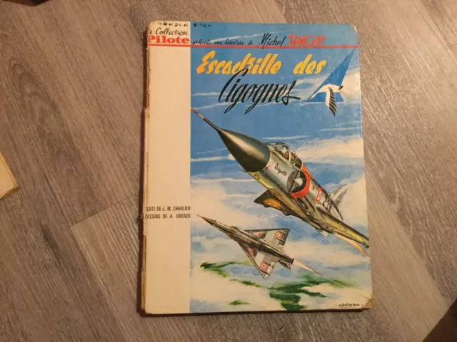 Uderzo Charlier Tanguy et Laverdure n°4 L'escadrille des cigognes EO Pilote 1964