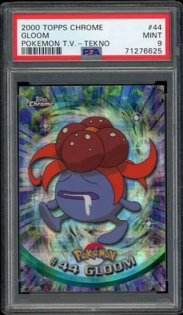 PSA 9 MINT TEKNO Gloom #44 (Topps Chrome Series 1) Holo Pokemon Card PSA 9 MINT TEKNO Gloom #44 (Topps Chrome Series 1) Holo Pokemon Card