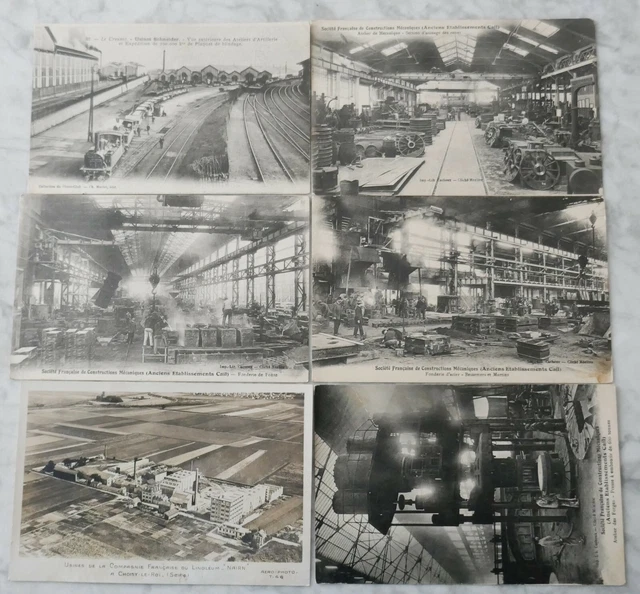 Lot De 6 Cartes Postales Anciennes