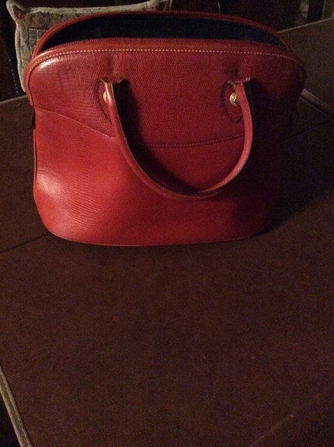 FABULOUS LADIES DIDIER Lamarthe Red Leather Handbag Big Reduction