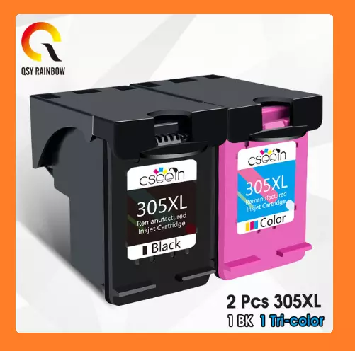 HP305 XL - Lot de 2 Cartouches d'encre pour HP 305 XL