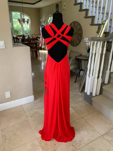 Nwt Red La Femme Prom/Pageant/Formal Dress/Gown #21976 Size 2