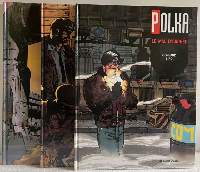 Lot Bd - Polka - Tome 1 2 3 - Eo Dargaud - Convard Siro - Polar Thriller -  3D