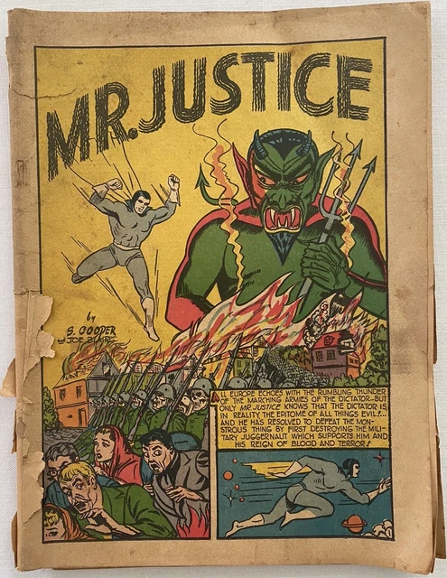 BLUE RIBBON COMICS Vol 1 #14 (MLJ 1941) Coverless *SCARCE*