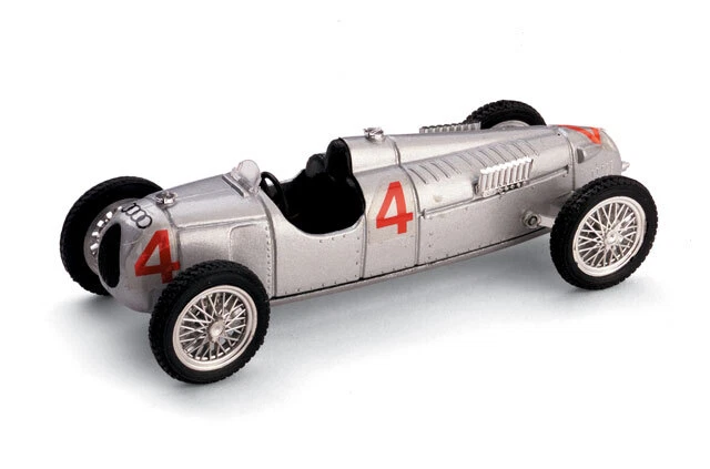 Brumm Auto Union Type D Bekleding 1935 N.4 Recordwagen H.STUCK 1:43 Auto Competentie Model de