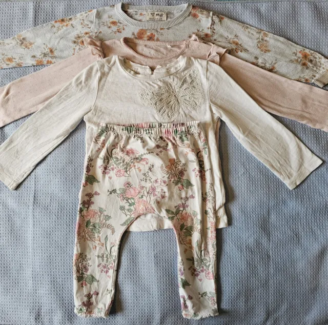 Bundle of Baby Girl Clothes 9-12 Months Next And Monsoon