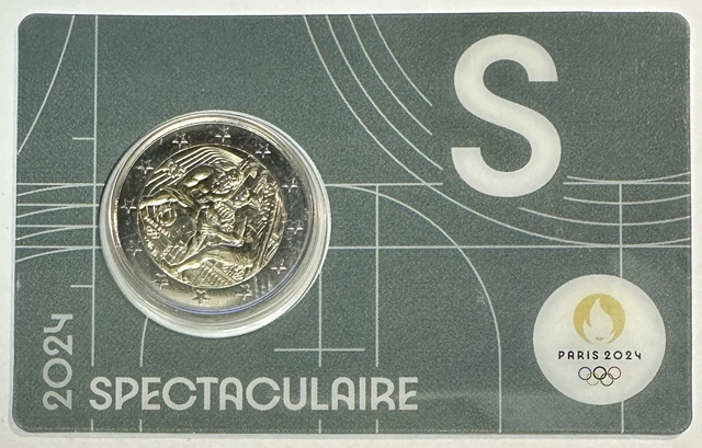 Monnaie Argent JO Paris 2024 – 10 Euro, Argent 333‰, 13g – Lot