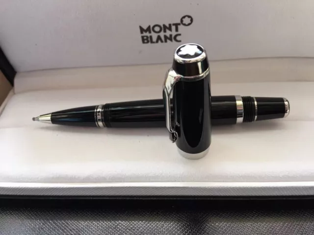 Montblanc Solitaire Royal Black Diamond Ballpoint Pen 35784