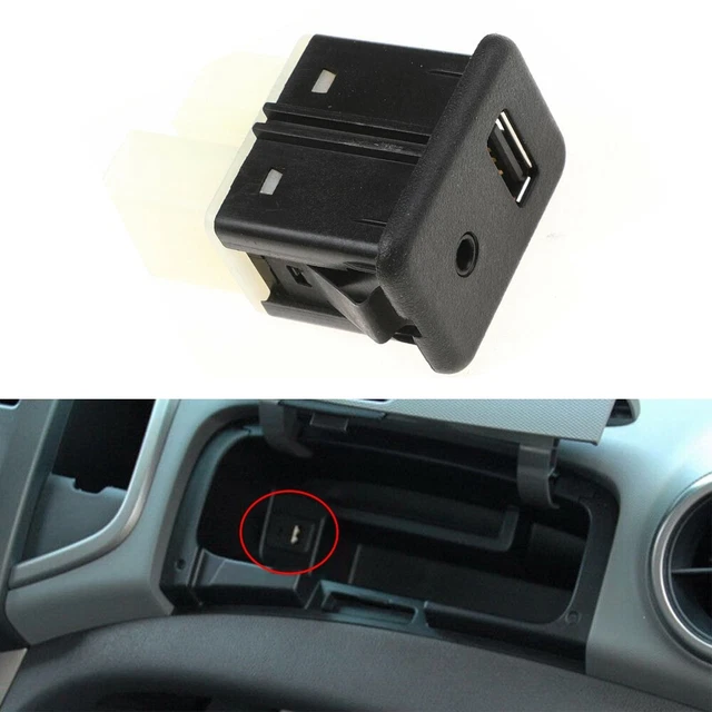 For Chevrolet Prise 1pc Noir Haut-Parleur / USB Port Voiture Centre Console