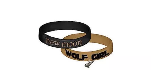 The Twilight Saga New Moon Movie Wolf Charm Bracelet Set Summit Entertainment