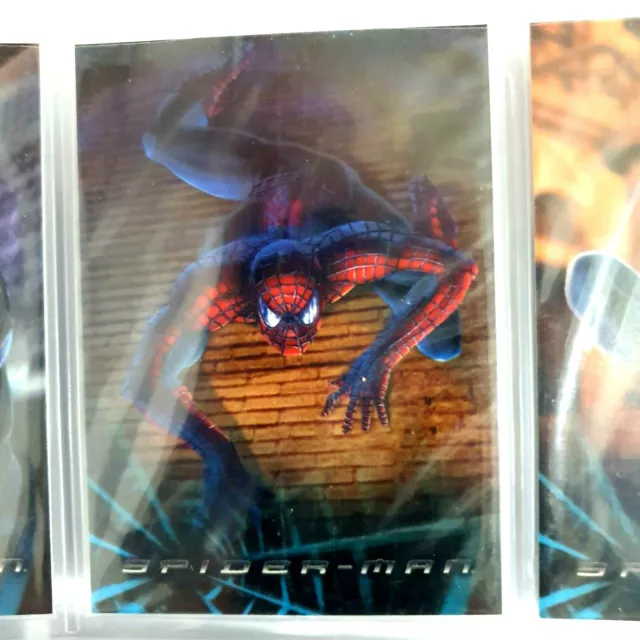 Marvel Characters Spiderman Movie Cards 2002 INKWORKS 5 Collector New Sealed 3
