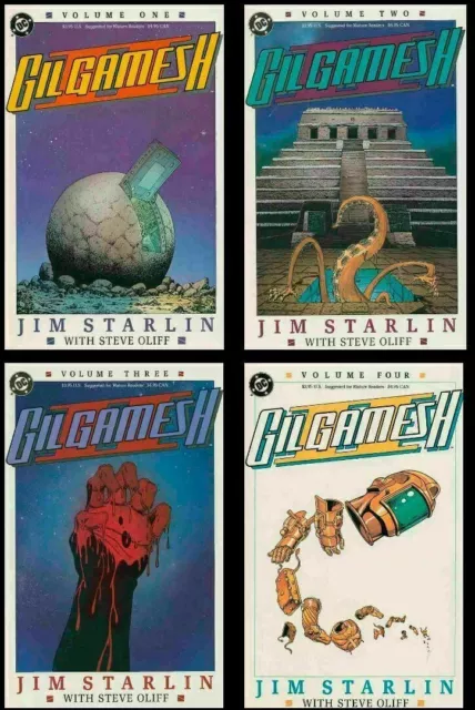 Gilgamesh II Complete Set Jim Starlin Steve Oliff Prestige Format 1 2 3 4 NM
