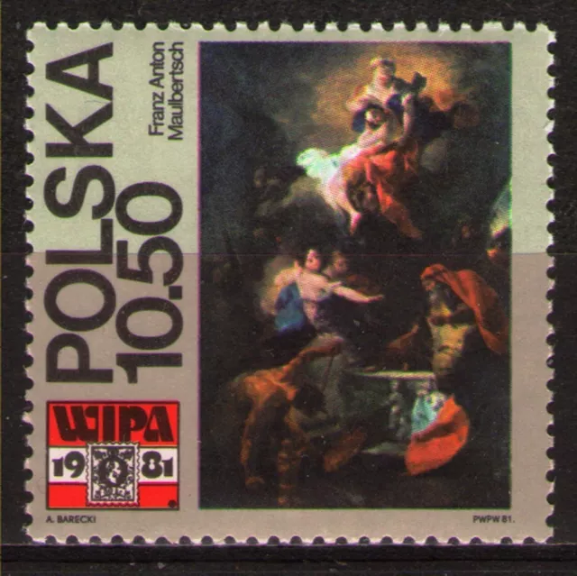Poland 1981 Sc2440 Mi2736 1v mnh WIPA ’81 Intl. Phil. Exhib., Vienna