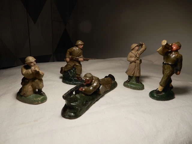 Jouet Ancien JRD TANK 2 PLATRE ET FARINE – Tôle Mécanique, Fabriqué En France