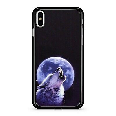 Howling Wolf Animal Purple Full Moon Phone Case Cover