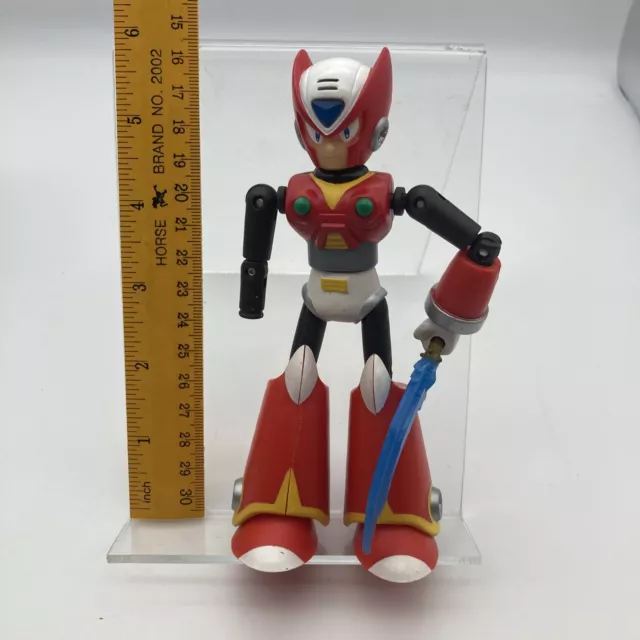 Megaman X Zero Rockman Jazwares Capcom 2004 6 " Posable Figure No Right Hand b21