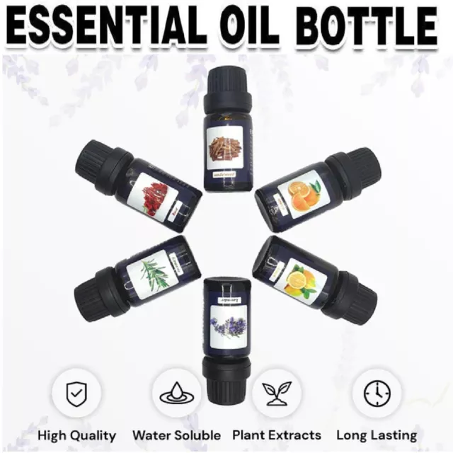 10mL Essential Oils Pure and Natural  Lavender, Sandalwood, Lemon, Orange, Rose