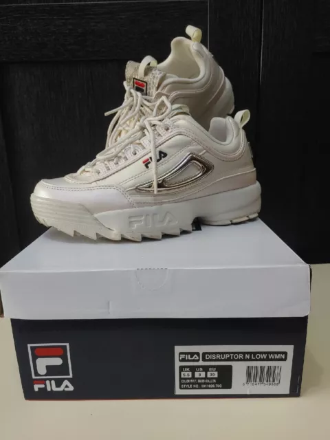 FILA DISRUPTOR N LOW WMN MARSHMALLOW - Scarpa Donna Num.39