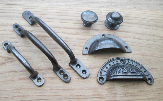 Cast Iron Kitchen Cabinet Chest Drawer Cupboard Pull Handle Knob