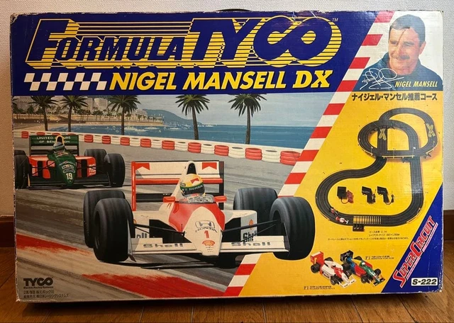 RARE VINTAGE FORMULA Tyco Nigel Mansell Slot Car Track Set GRAND