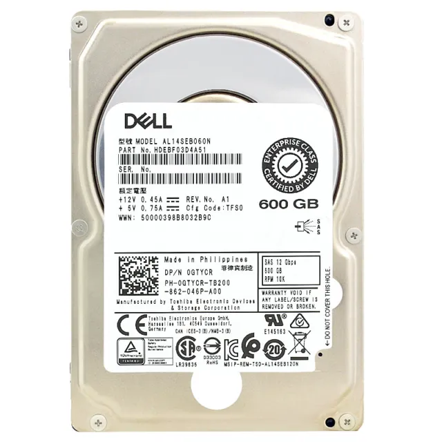 1tb 7.2k rpm sata 6gbps 512n 3.5in cable DELL Pas Cher 