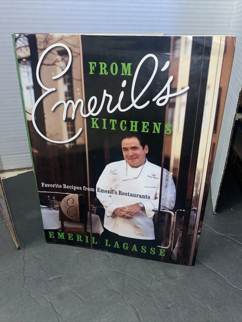 SIGNED From Emeril's Kitchens Book Lagasse Favorite Recipes 1st ED. HC DJ Cook