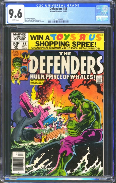 Defenders #88 - Cgc 9.6 - Wp - Nm+ Newsstand