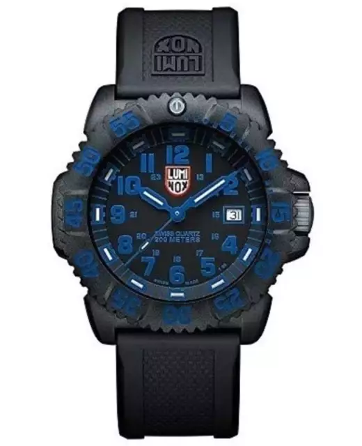 New Luminox Navy Seal Colormark Black Dial Rubber Strap Men's Watch XS.3053.F