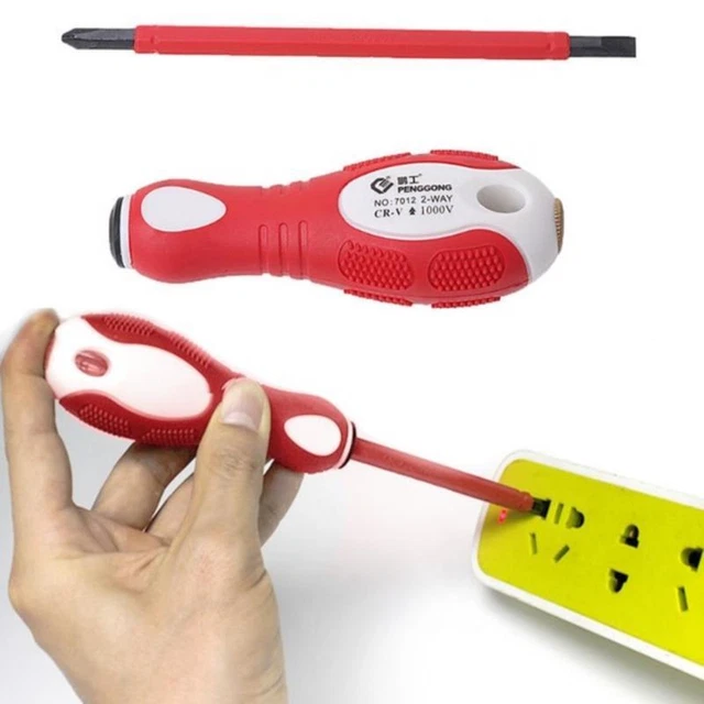 2-In-1 Dual Head Screwdriver Electrical Tester Pen 1000V Voltage Detector T-yk