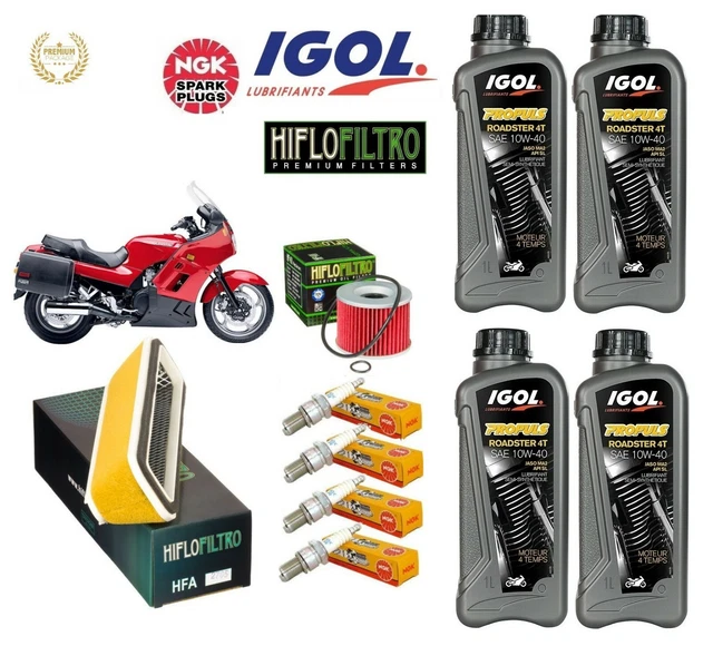 Kit D'entretien : Filtre à Huile, Filtre à Air Et Bougies Pour Kawasaki ZL900 Eliminator 85-86