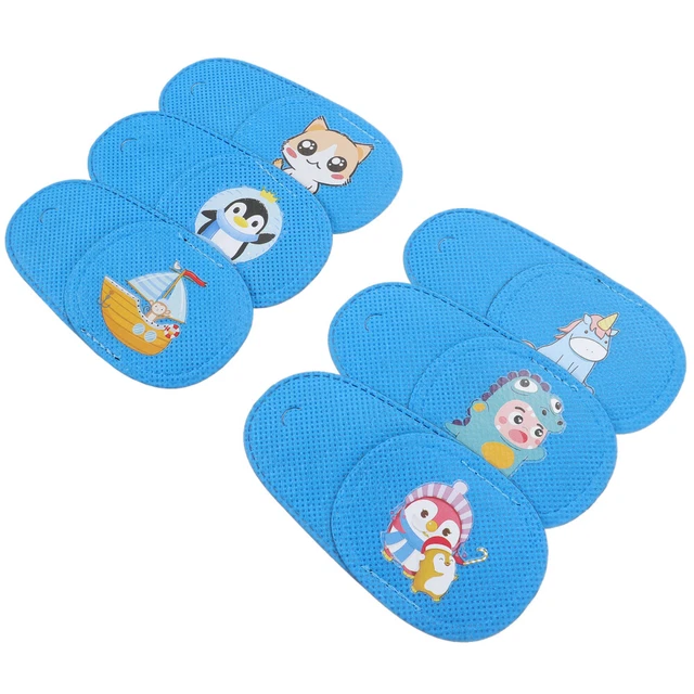 12 fundas para ojos ambliopía parches para niños pequeños cubiertas para gafas individuales tela