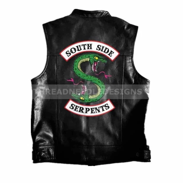 RIVERDALE SOUTH SIDE Serpents gilet en cuir Harley hommes mode veste moto EUR 71 24 PicClick FR