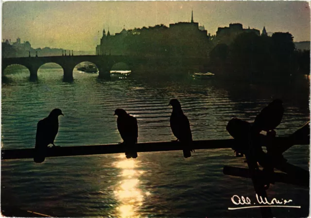 CPA MONIER ALBERT-Paris-Créuscule sur la Seine (331833)
