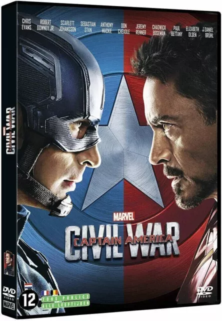 DVD : Captain America Civil War - Marvel - NEUF