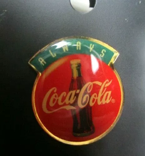 Coca Cola Pin Spange Anstecker Button Anstecknadel Werbung Always