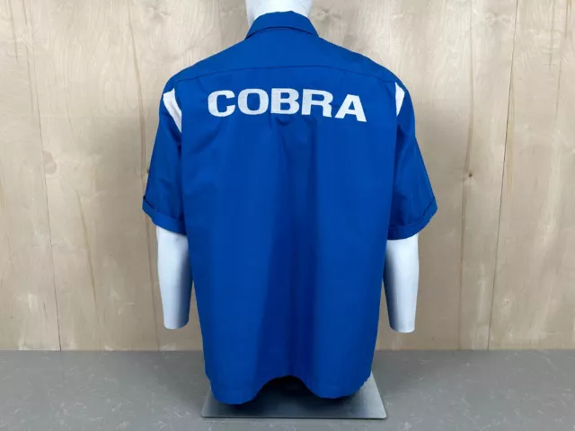 Vintage Ford 427 SHELBY Club COBRA Button Down Race Team SHIRT XL AC GT500 GT350