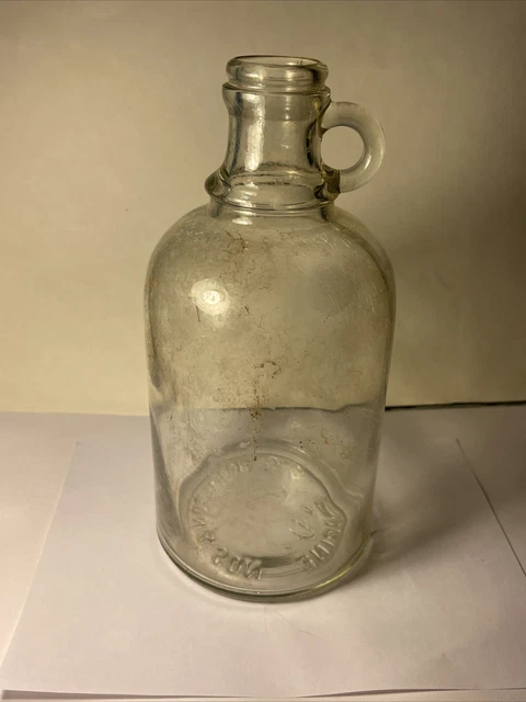 Antique S.C. Johnson & Son Glass Jug