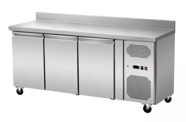 Gastro Edelstahl Kühltisch Kühltheke 6 Schubladen mit Aufkantung 417l -2/+8°C