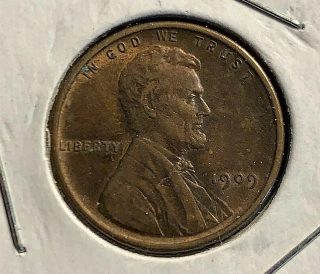 1909-P VDB Lincoln Wheat Cent Penny (BU - Red/Brown) - Old U.S. Coins