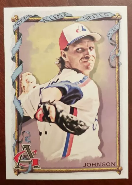 **RANDY JOHNSON** 2023 Topps Allen & Ginter #26 - MONTREAL EXPOS!! HOF!!