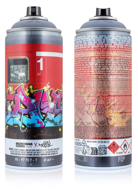 Montana Cans Iconic Series JEPSY 400ml Limited Collectors Edition Graffiti Spray