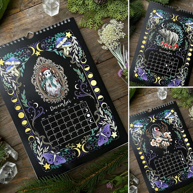 MOON DATES 2025 Calendar 2025 2025 Elf Series Calendar with Planner