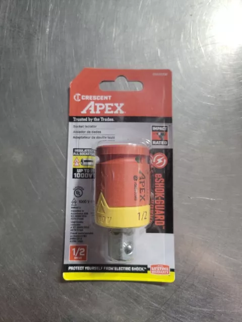 CAEAD332 Crescent eSHOK-GUARD Socket Isolator 1/2'' x 2-1/2'', (N)