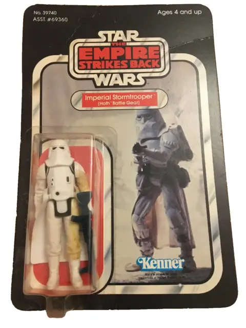 Imperial Stormtrooper Hoth Battle Gear Esb 41 Back 1980 Kenner Star Wars Sealed