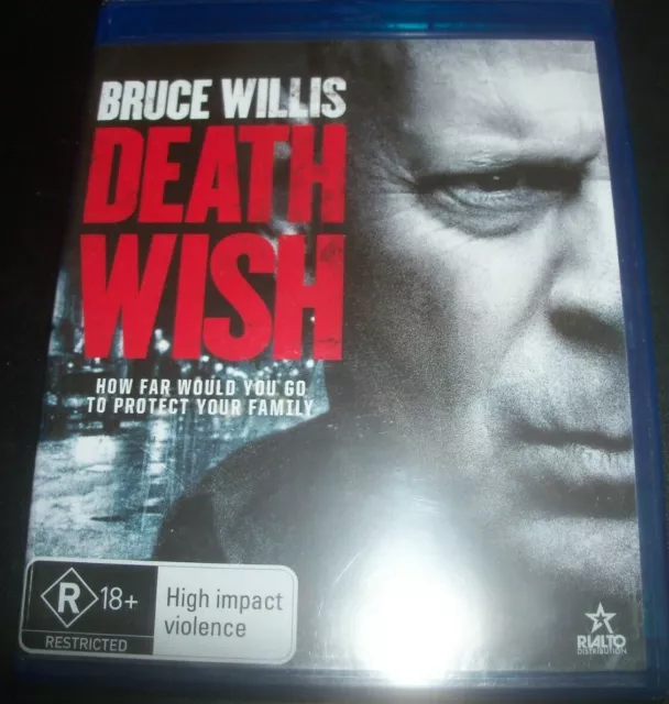 Death Wish (Bruce Willis) (Australia Region B) Bluray – New