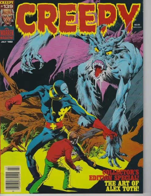 Creepy 139 Warren Publishing 1982 Nebres cover