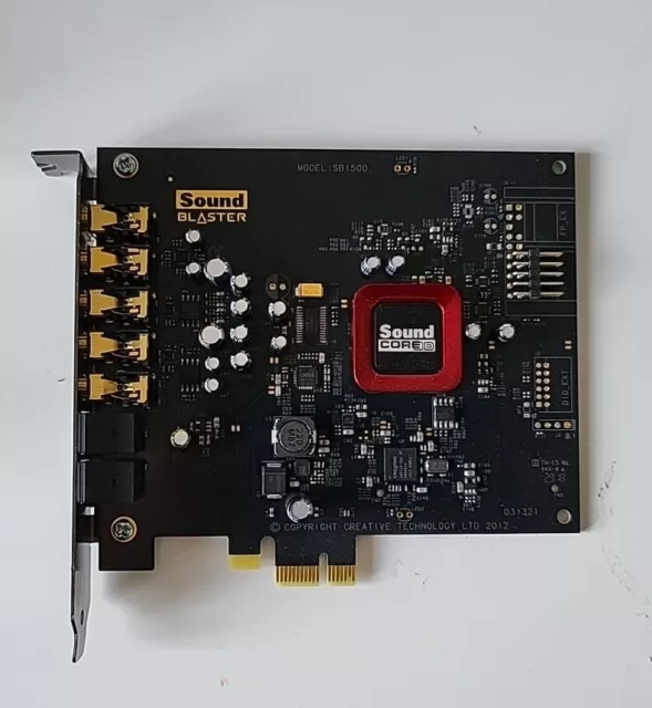 SB1500 Creative Labs Sound Blaster SoundCore 3D PCIe Sound Card