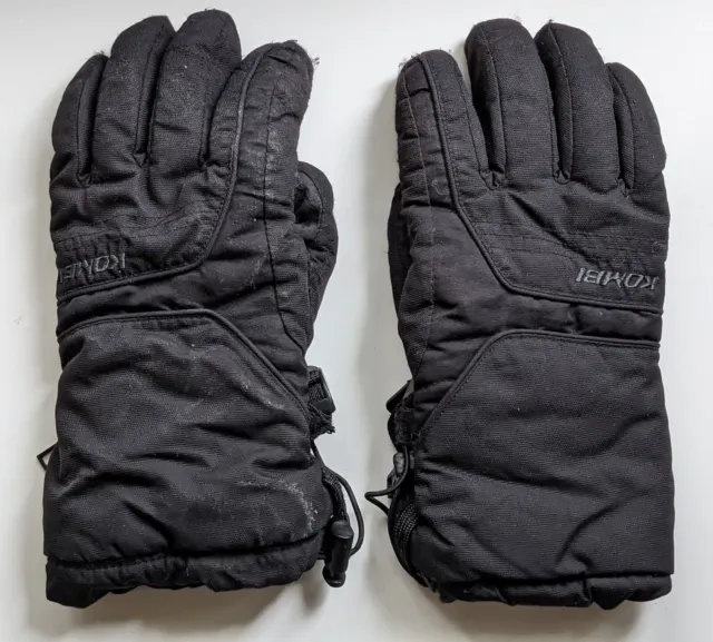 KOMBI Black Ski Gloves - Mens Size M